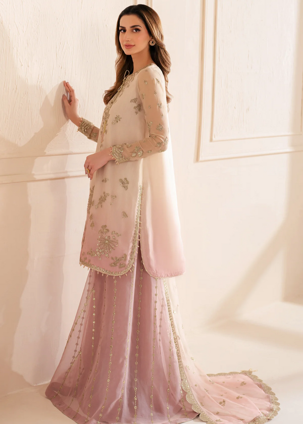 JAZMIN LUXURY EMBROIDERED CHIFFON COLLECTION|UNSTITCHED 3 PCS | TOP PAKISTANI DRESS BY SHAEBIZ