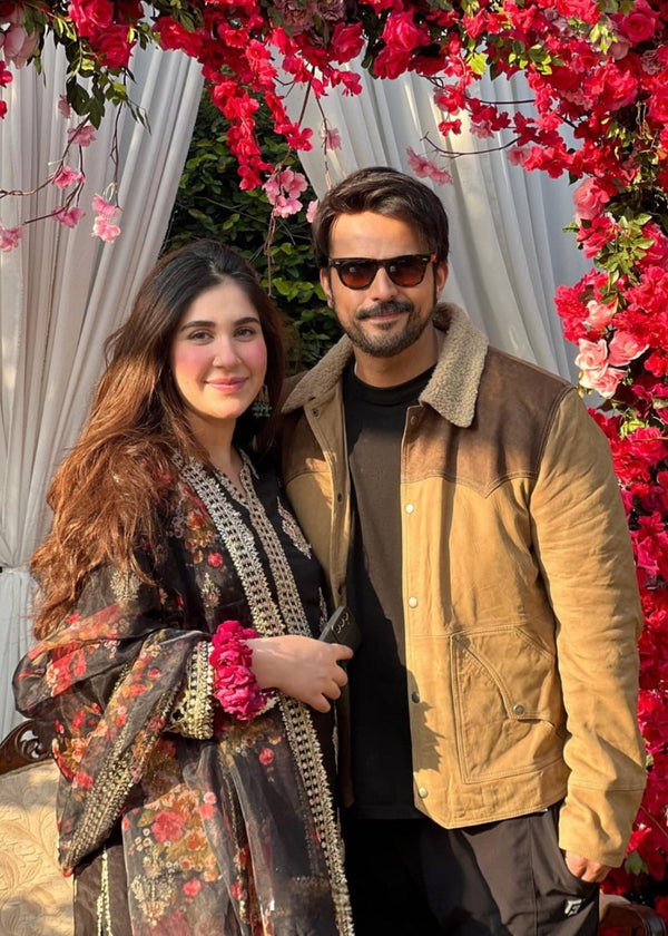 RANG RASIYA BLACK LUXURY RAW SILK COLLECTION| AYEZA BLACK| TOP PAKISTANI DRESS BY SHAEBIZ