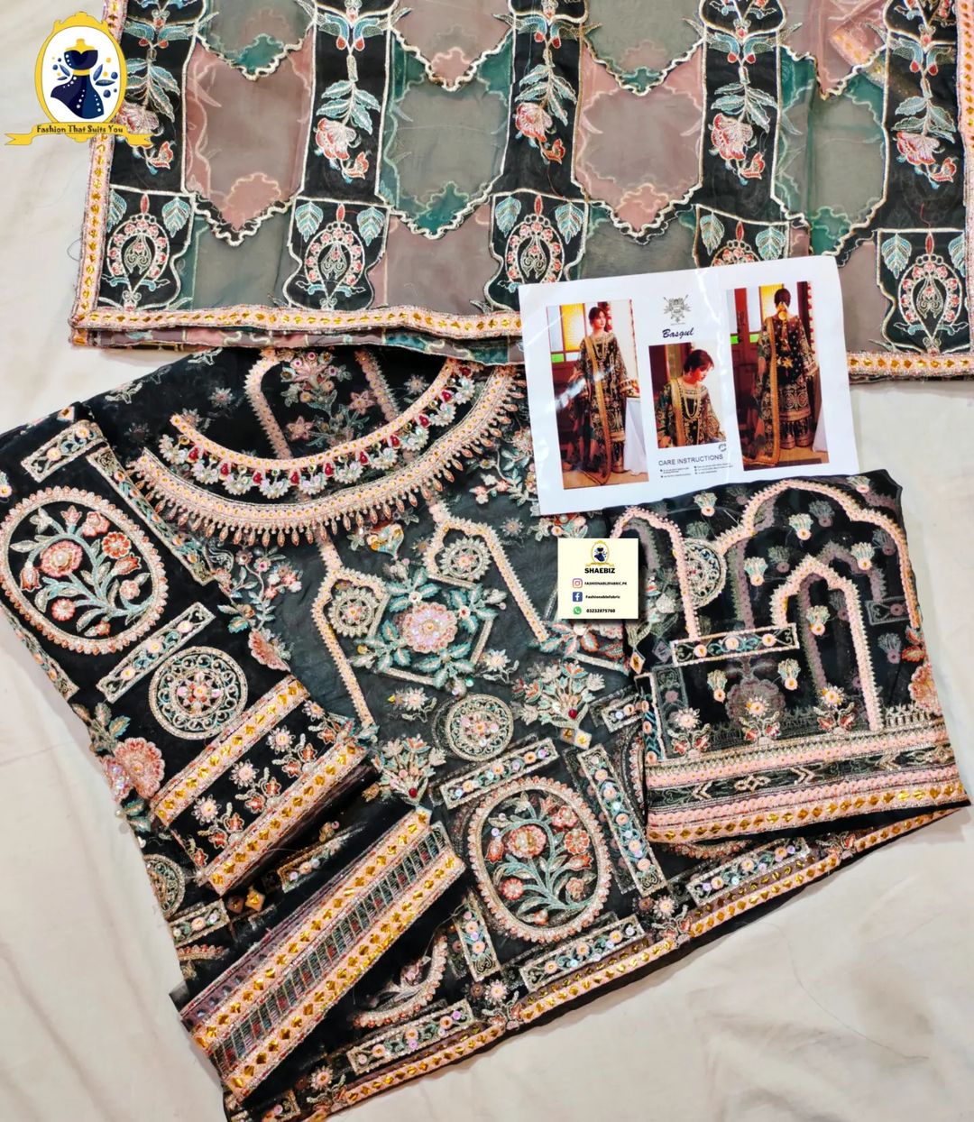 MNR | Zarlish Luxury | Wedding wear By Sajjal Ali | Shaebiz Boutique Store