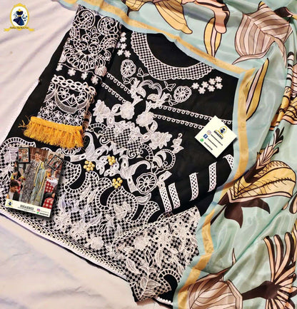 MUSHQ LAWN CAMILA CHIKAN KARI FORMAL DRESS (MQ-SB22)
