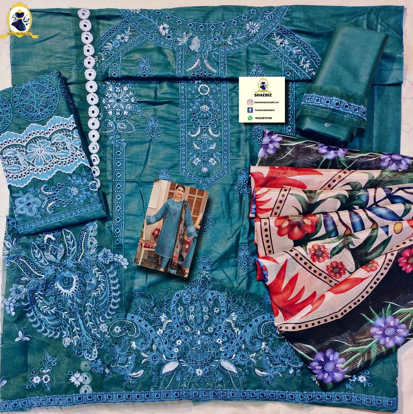 MUSHQ LAWN FORMAL CHICKENKARI DRESS (MQ-SC22)