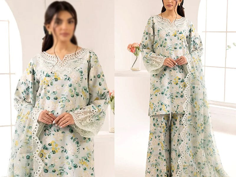 MOHAGNI FLORAL PRINT LAWN COLLECTION| LAWN COLLECTION 2024 | TOP PAKISTANI DRESS BY SHAEBIZ|