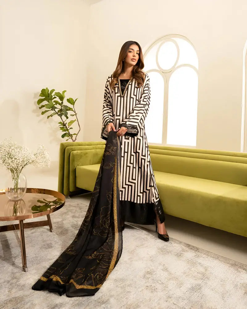 LULUSAR SWISS LAWN COLLECTION|TOP PAKISTANI DRESS BY SHAEBIZ