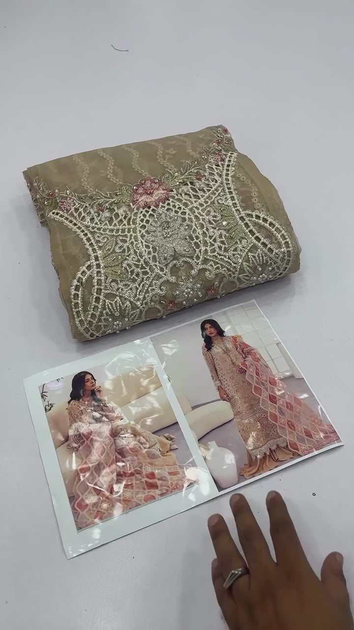 Adan’s Chantelle – Embroidered Chiffon Shalwar Kameez By Shaebiz