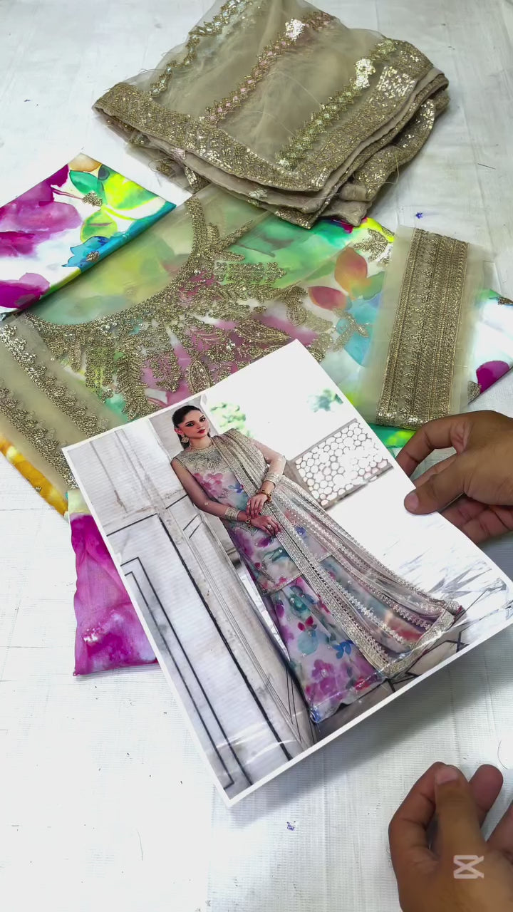 IZNIK MULTI DIGITAL PRINTED LAWN COLLECTION| UNSTITCHED PARTY WEAR| TOP PAKISTANI DRESS BY SHAEBIZ