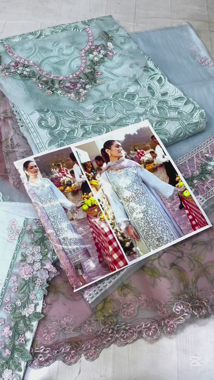 SARDINIA CHICKEN KARI AND LASER CUT EMBROIDERY| UNSTITCHED COLLECTION BY SHAEBIZ