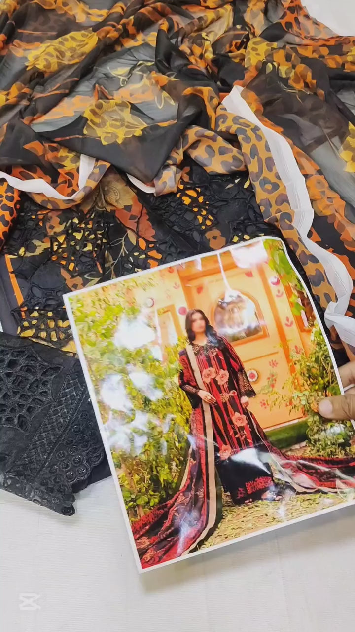 MARYUM N MARIA LATEST  SWISS LAWN COLLECTION| UNSTITCHED 3 PCS BY SHAEBIZ