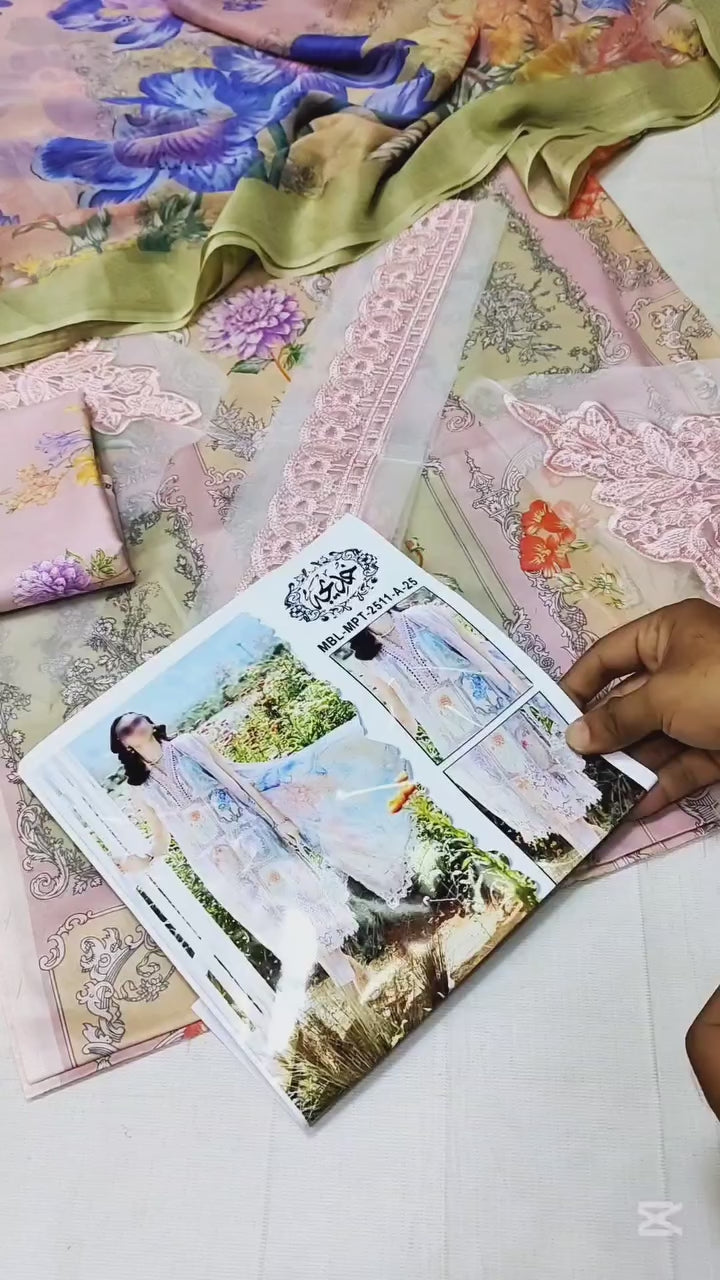 MARIA B MPRINT 2025 | LATEST EID COLLECTION| SPRING SUMMER| TOP PAKISTANI DRESS BY SHAEBIZ