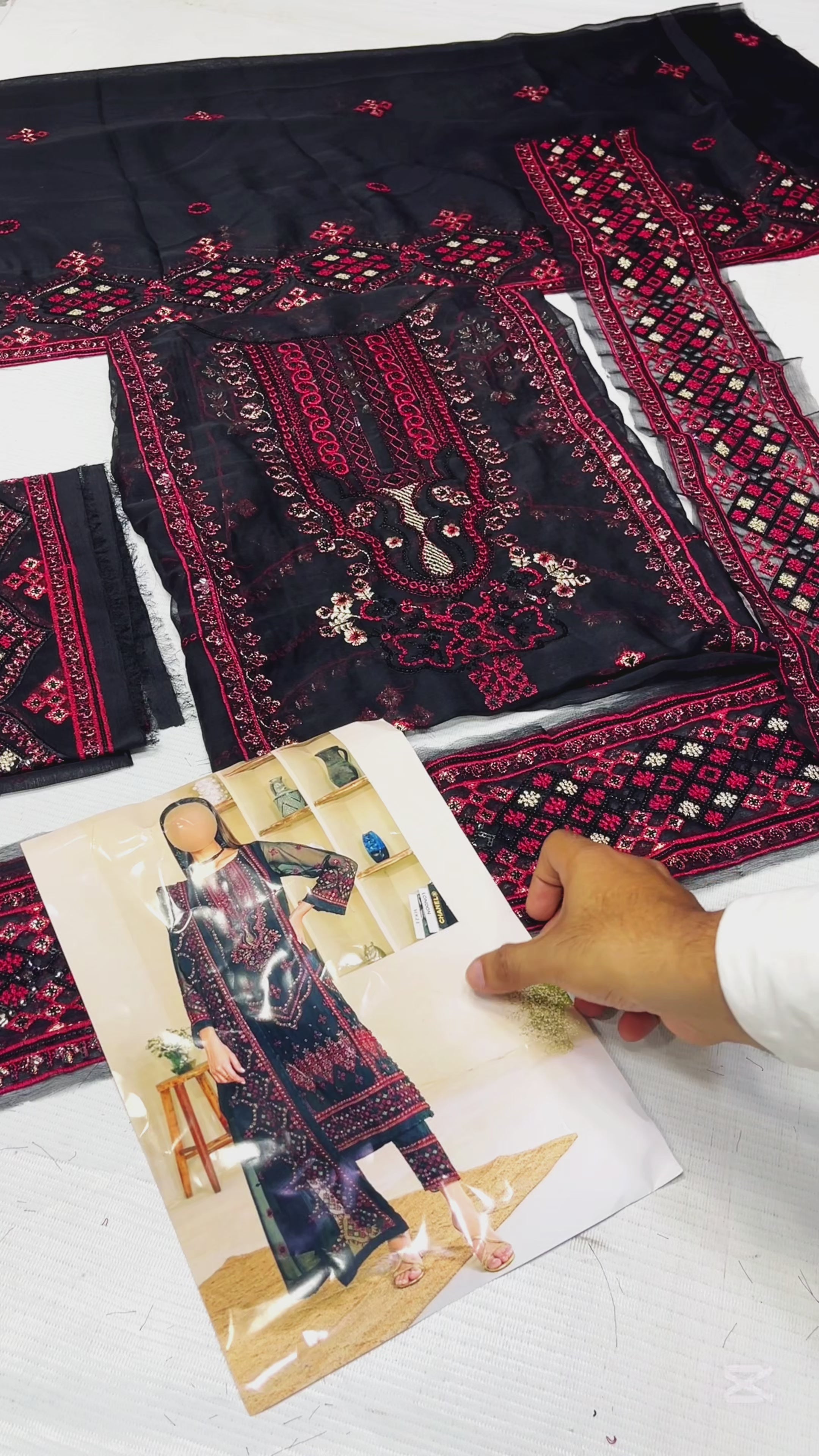 NORMA KAMAAL BALOCHI CHIFFION PARTY WEAR COLLECTION BY SHAEBIZ