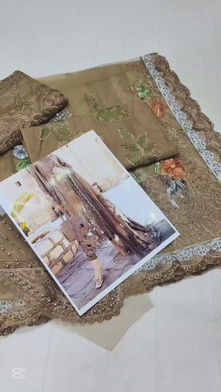 MARIA B LATEST BROWN CHICKEN KARI LAWN COLLECTION| EID COLLECTION BY SHAEBIZ