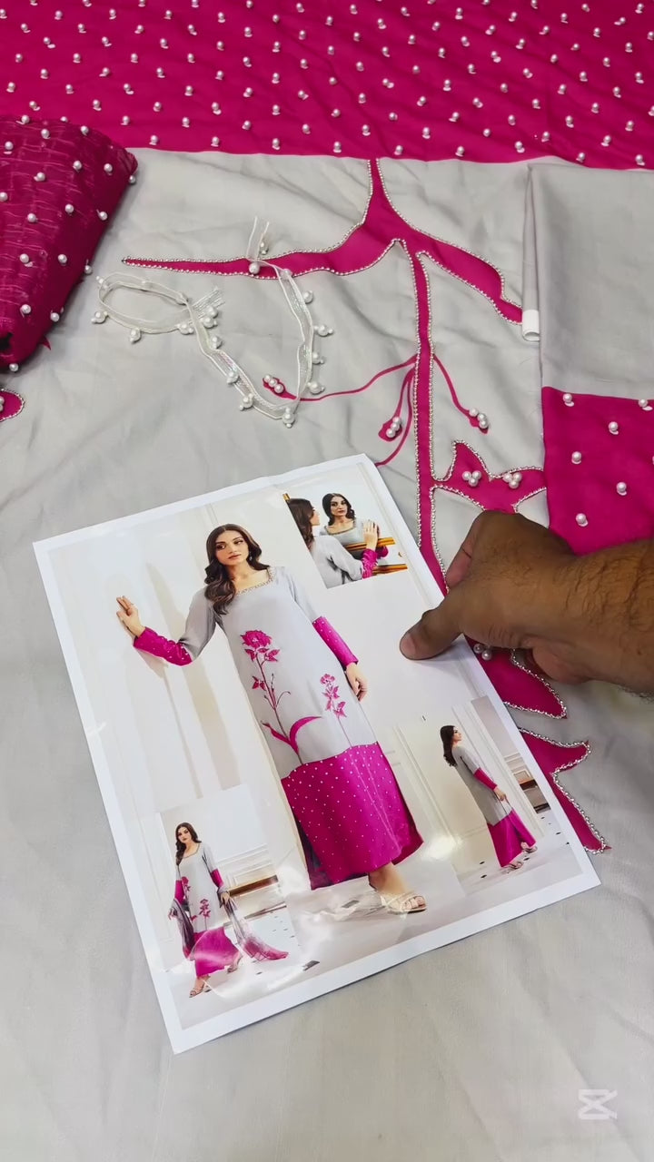 LULUSAR HURAI SWISS LAWN COLLECTION | TOP PAKISTANI DRESS BY SHAEBIZ