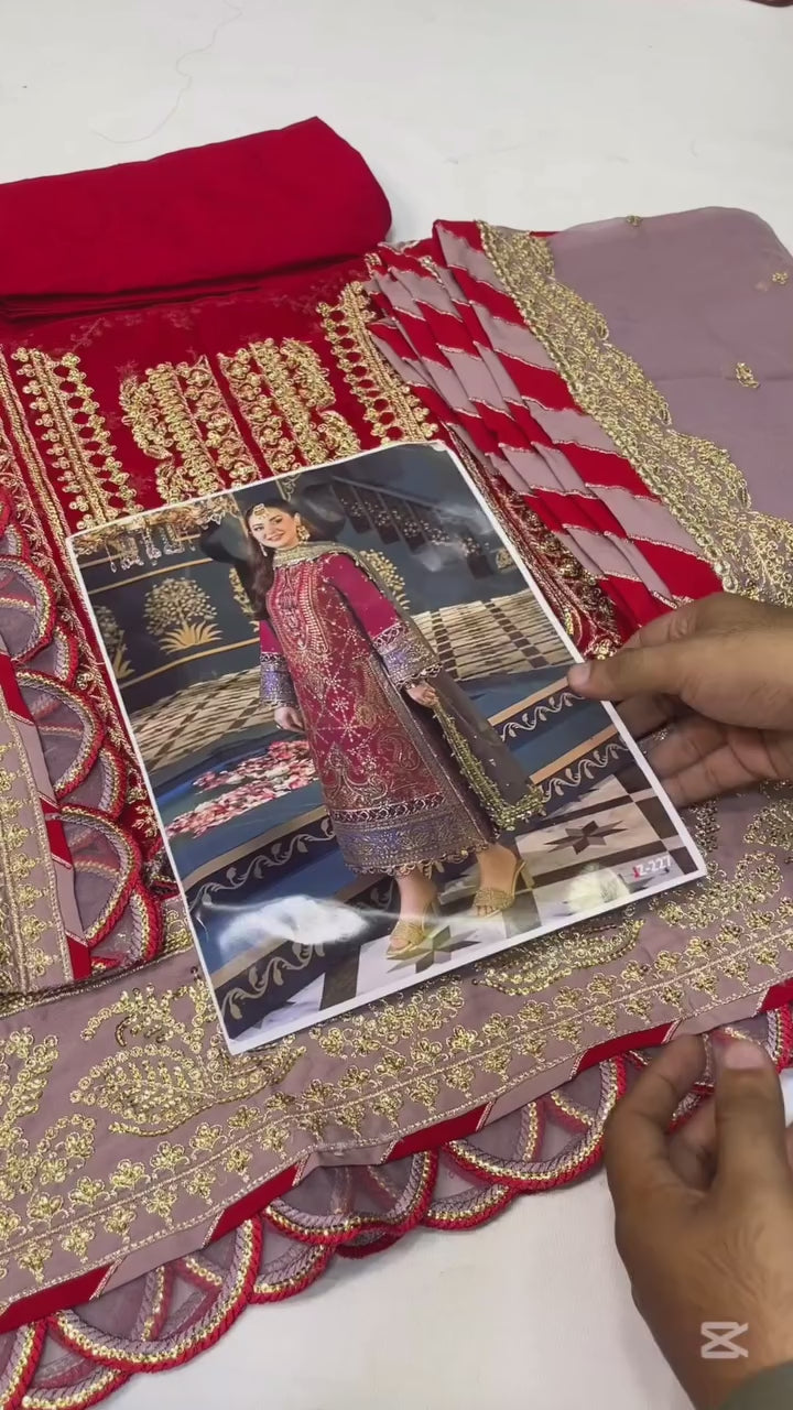 ASIM JOFA BARATI CHIFFON COLLECTION| TOP PAKISTANI DRESS BY SHAEBIZ