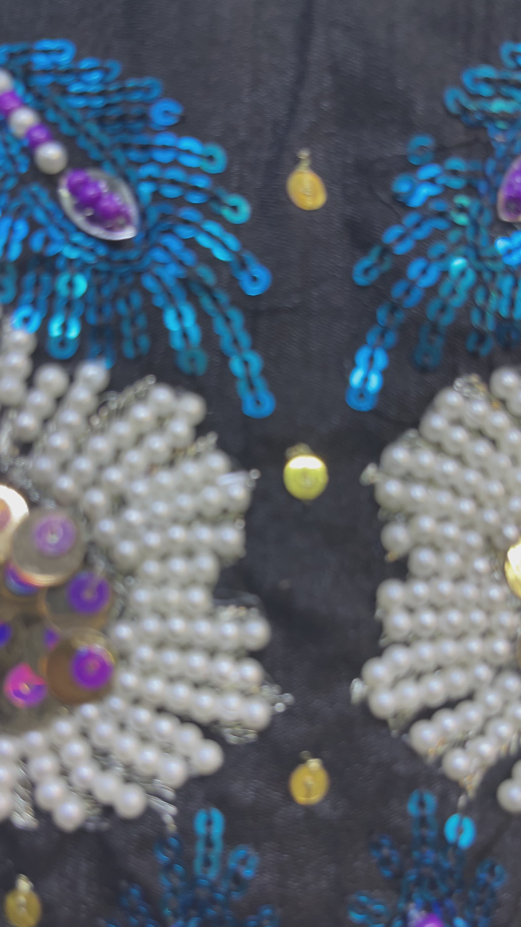 Nureh Raw Silk 3-Piece Suite Deep Neck Design