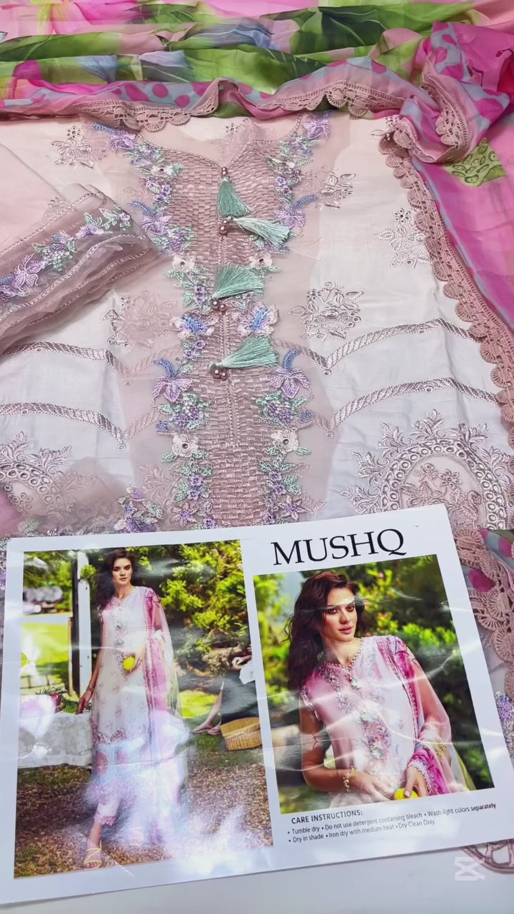 MUSHQ LUXURY LAWN COLLECTION| LATEST CHICKEN KARI COLLECTION BY SHAEBIZ