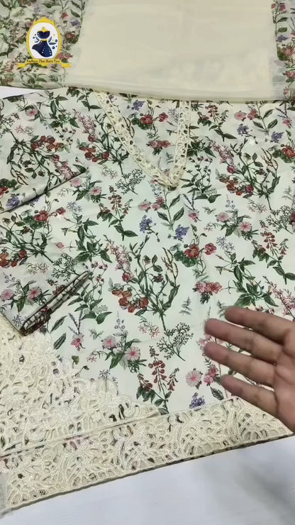 MARIA B LATEST  DIGITAL PRINTED LAWN COLLECTION| UNSTITCHED MASTER REPLICA BY SHAEBIZ