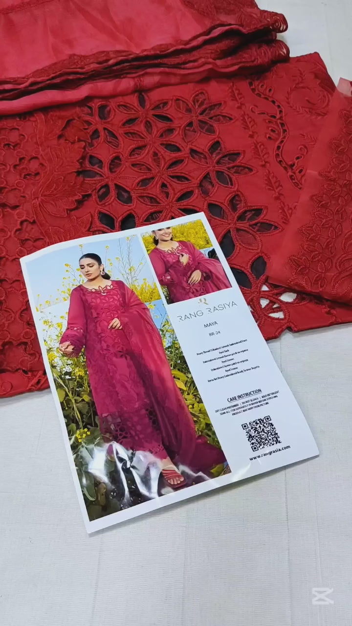 RANG RASIYA PREMIUM EID COLLECTION| AYEZA KHAN | TOP PAKISTANI DRESS BY SHAEBIZ