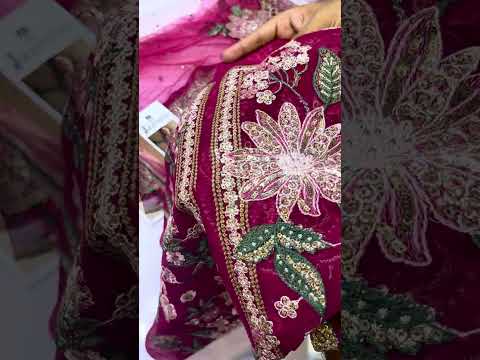 JAZMIN SANAM PINK LUXURY WEDDING WEAR UNSTITCH COLLECTION BY SHAEBIZ