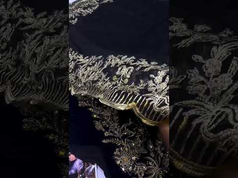 IZNIK BLACK VELVET FORMAL WEAR| WINTER COLLECTION| TOP PAKISTANI DRESS BY SHAEBIZ