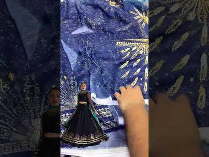 JAZMIN EMBROIDERED CHIFFON VIRAL FROCK COLLECTION| UNSTITCHED 3 PCS BY SHAEBIZ
