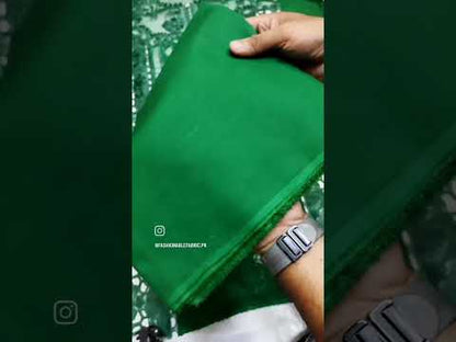 BIN ILYAS GREEN CHICKEN KARI LAWN 2024 | TOP PAKISTANI DRESS BY SHAEBIZ|
