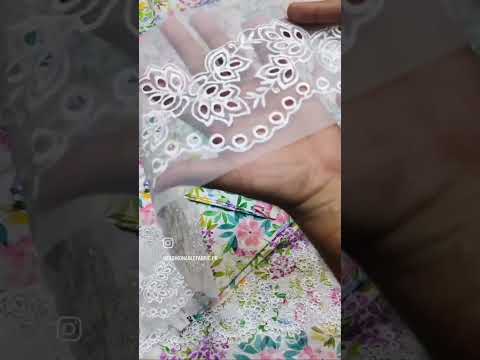 AFROZEH VANILLA WHITE PRINTED LAWN| TOP PAKISTANI DRESS BY SHAEBIZ|