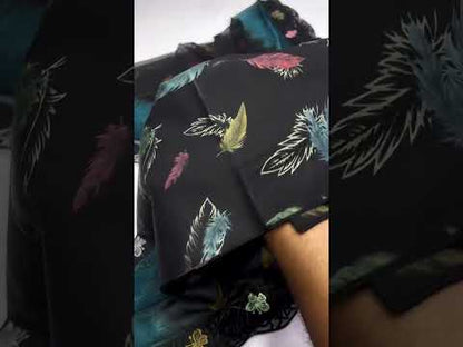 BAROQUE VISCOSE MULTI PRINTED 2026 LAWN COLLECTION| UNSTITCHED 3 PCS BY SHAEBIZ