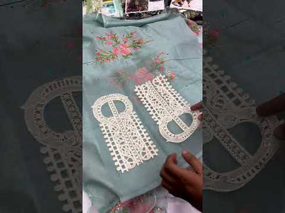 MARIA.B NAZUK 2026 LUXURY LAWN CHICKEN KARI UNSTITCH COLLECTION BY SHAEBIZ