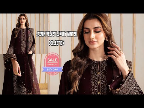 JAZMIN EMBROIDERED VELVET  | UNSTITCHED MEHROON FORMAL WEAR| TOP PAKISTANI DRESS BY SHAEBIZ