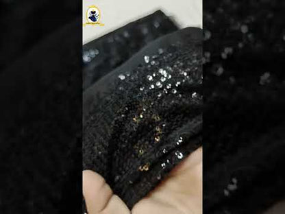 SAJJAL ALI BLACK SAREE (SJ-CB22)