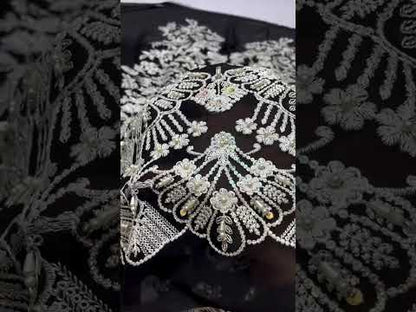 SERENE LUXURY CHIFFON 2026 COLLECTION| UNSTITCHED 3 PCS| TOP PAKISTANI DRESS BY SHAEBIZ