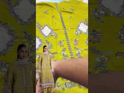 HUSSAIN REHAR LUXURY LAWN COLLECTION| UNSTITCHED 3 PCS BY SHAEBIZ