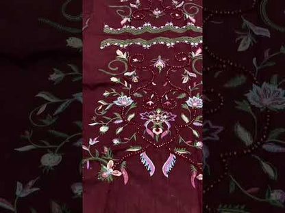FARIDA HASSAN LUXURY RAW SILK DRESS | UNSTITCHED COLLECTION BY SHAEBIZ