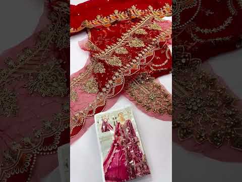 MARIA B ZALBURRY RED CHIFFON PARTY WEAR | LATEST CHIFFON COLLECTION| TOP PAKISTANI DRESS BY SHAEBIZ