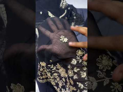 AZURE LATEST BLACK CHIFFON PARTY WEAR| LATEST  COLLECTION|TOP PAKISTANI DRESS BY SHAEBIZ