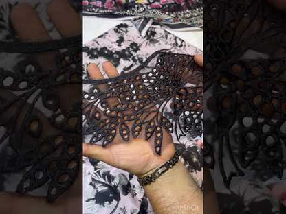 NUREH ZEBRA TWIST LUXURY LAWN COLLECTION| UNSTITCHED 3 PCS| TOP PAKISTANI DRESS BY SHAEBIZ