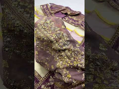 CHARIZMA CHIFFON LUXURY PARTY WEAR 2026 UNSTITCH COLLECTION
