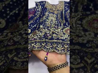 AIK ATELIER HINA CHUNDRI LUXURY ORGENZA COLLECTION| UNSTITCHED WEDDING FORMALS BY SHAEBIZ