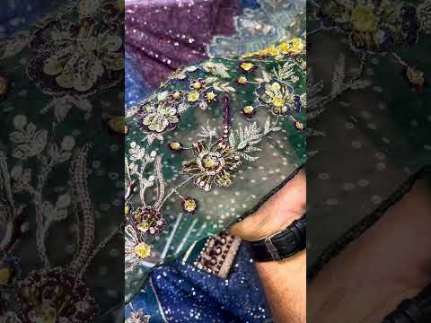 BAROQUE CHUNDRI CHIFFON LUXURY WEDDING WEAR COLLECTION UNSTITCH BY SHAEBIZ