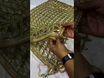 KAREENA KAPOOR 2026 KHAN LUXURY SILK DRESS WITH GOLDEN MIRROR DUPATTA|LATEST COLLECTION BY SHAEBIZ