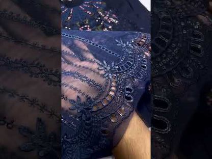 MARIA B 2026 EMBROIDERED LUXURY LAWN COLLECTION| UNSTITCHED 3 PCS BY SHAEBIZ