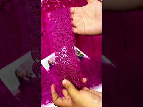 QALAMKAR VIOLET WHISPER LUXURY LAWN COLLECTION| UNSTITCHED 3 PCS BY SHAEBIZ