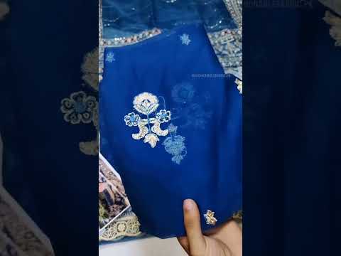 BAROQUE CHANTELLE CHIFFON COLLECTION| UNSTITCHED PARTY WEAR| MASTER REPLICA| TOP PAKISTANI DRESS BY SHAEBIZ