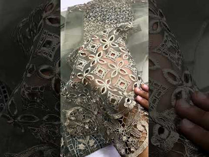 MARIA.B LUXURY TINE N DYE ORGENZA WEDDING WEAR 2026 UNSTUTCH COLLECTION BY SHAEBIZ
