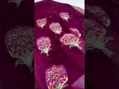 MEERAL LUXURY CHIFFON COLLECTION| UNSTITCHED MASTER REPLICA BY SHAEBIZ