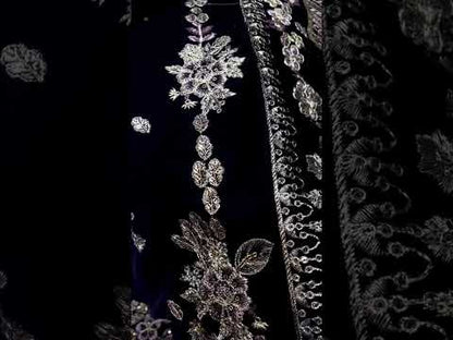 ANEELA'S LUXURY VELVET COLLECTION| WINTER COLLECTION| TOP PAKISTANI DRESS BY SHAEBIZ