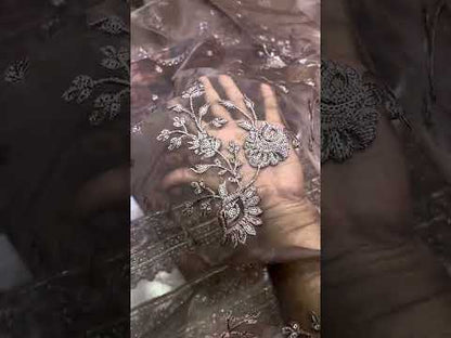 ZARIF JANNAN 2026 ORGENZA PARTY WEAR UNSTITCH COLLECTION BY SHAEBIZ