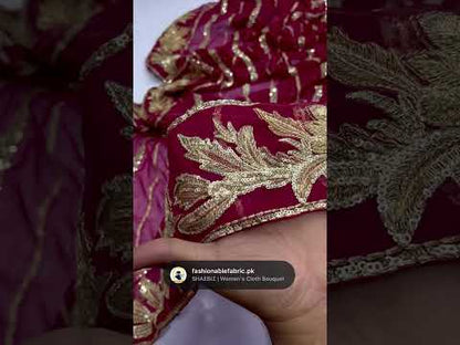SANA SAFINAZ LUXURY RAW SILK COLLECTION| UNSTITCHED WEDDING FORMALS BY SHAEBIZ