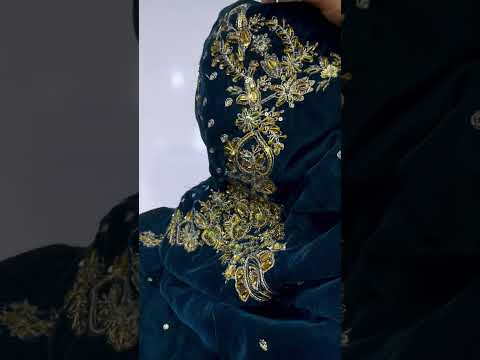 ANEELA'S ALIVE ZINK LUXURY VELVET COLLECTION| WINTER COLLECTION| TOP PAKISTANI DRESS BY SHAEBIZ