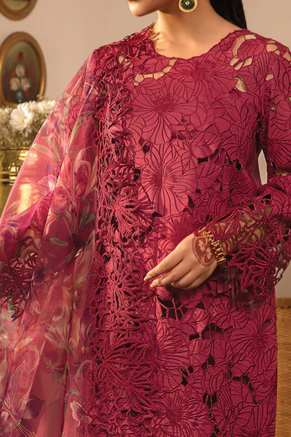 RANG RASIYA REHMAT LUXURY PARTY WEAR LAWN TOP PAKISTANI DRESS BY SHAEBIZ