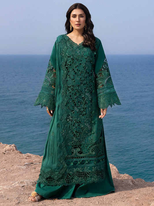 MAHNUR BANDISH LUXURY LAWN COLLECTION|TOP PAKISTANI DRESS BY SHAEBIZ